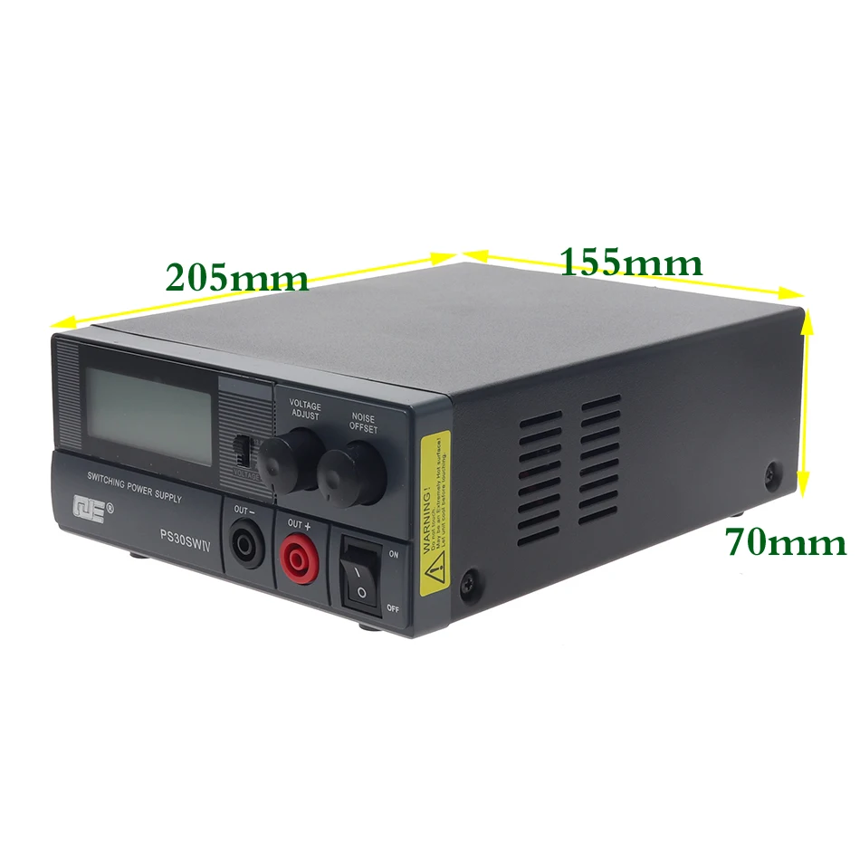 QJE PS30SWIV DC Регулируемый источник питания 13,8 V фиксированный выход 9-15V регулируемый выход предназначен для коммуникационного оборудования 30A