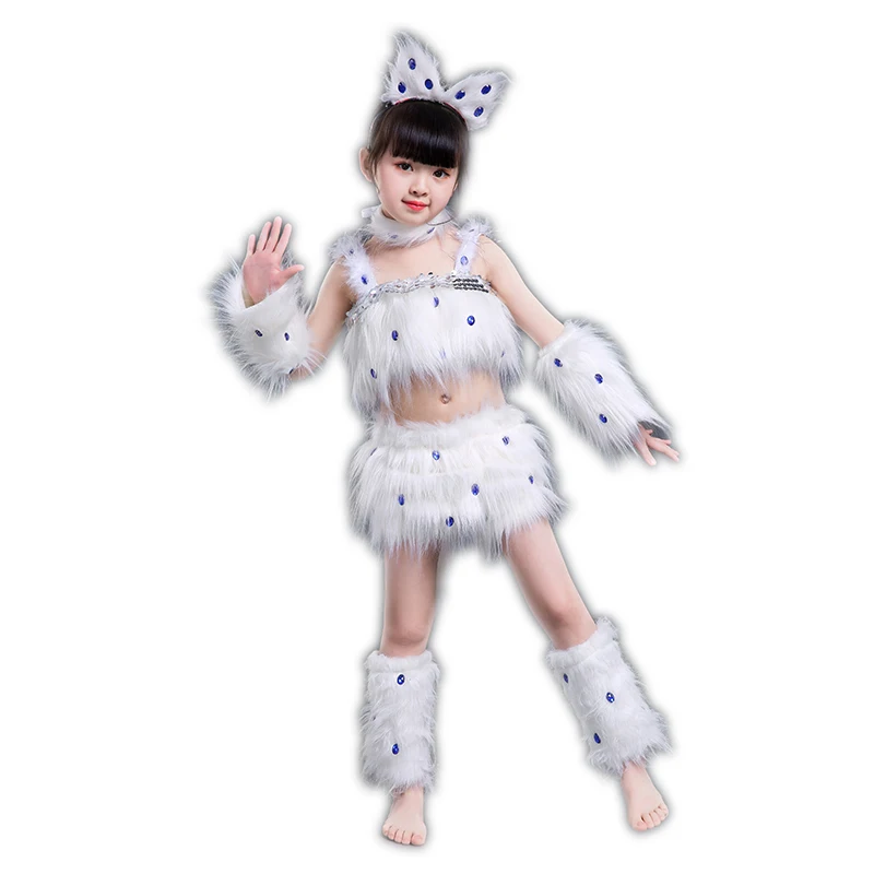 Sexy White Cat Costume