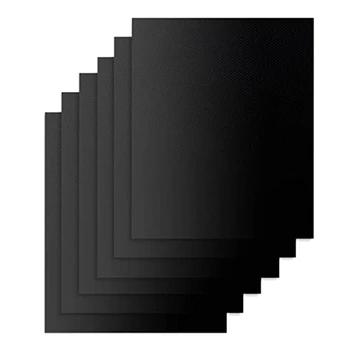 

Grill Mat, Set Of 6 BBQ Grill Mat Nonstick Reusable Barbecue Baking Mat Teflon Cooking Mats for Electric Grill Gas Charcoal BBQ,