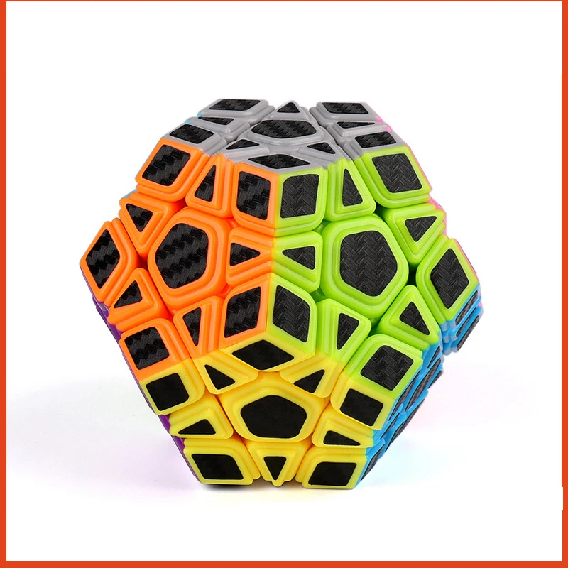

Professional Carbon Fiber Sticker Cube Speed Magic Cube Antistress Puzzle Neo Cubo Magico Children Adult Education Toy for Kids