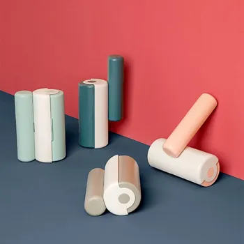 

Foldable Lint Rollers Rotary Reusable Lint Remover Sticky Fluff Clothes Brushes Dust Wiper Pet Hair Remover Cleaning Brush Tools
