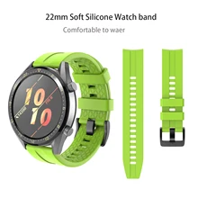 Ремешок силиконовый для смарт часов Huawei GT Watch/Galaxy Watch 46 мм/Amazfit