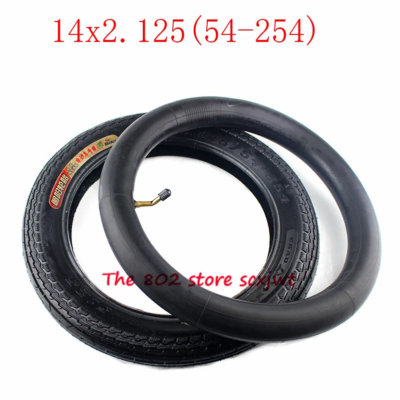 

Super 14 inch wheel tyre 14 X 2.125 / 54-254 inner and outer tire for Many Gas Electric Scooters and e-Bike 14*2.125 tire