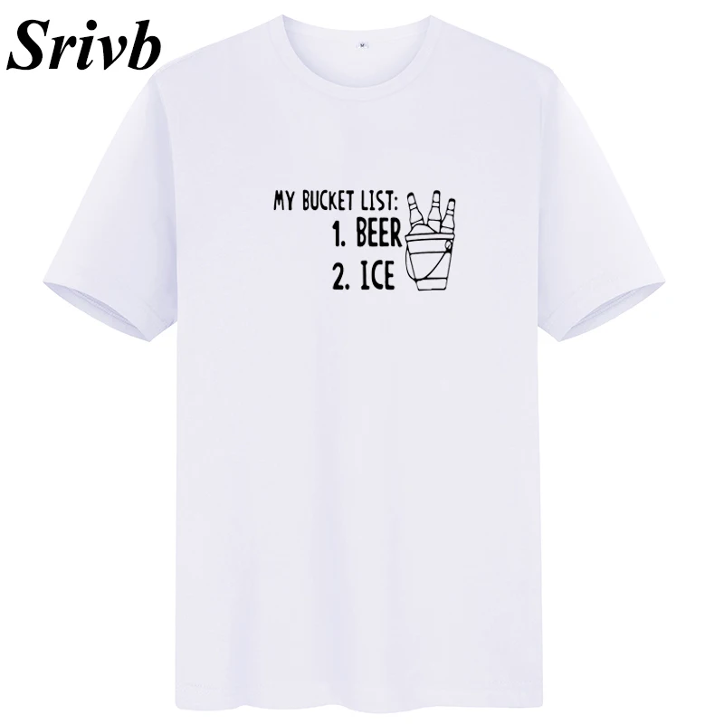 Srivb My Bucket List Графические футболки для женщин Tumblr 2019 летняя модная свободная