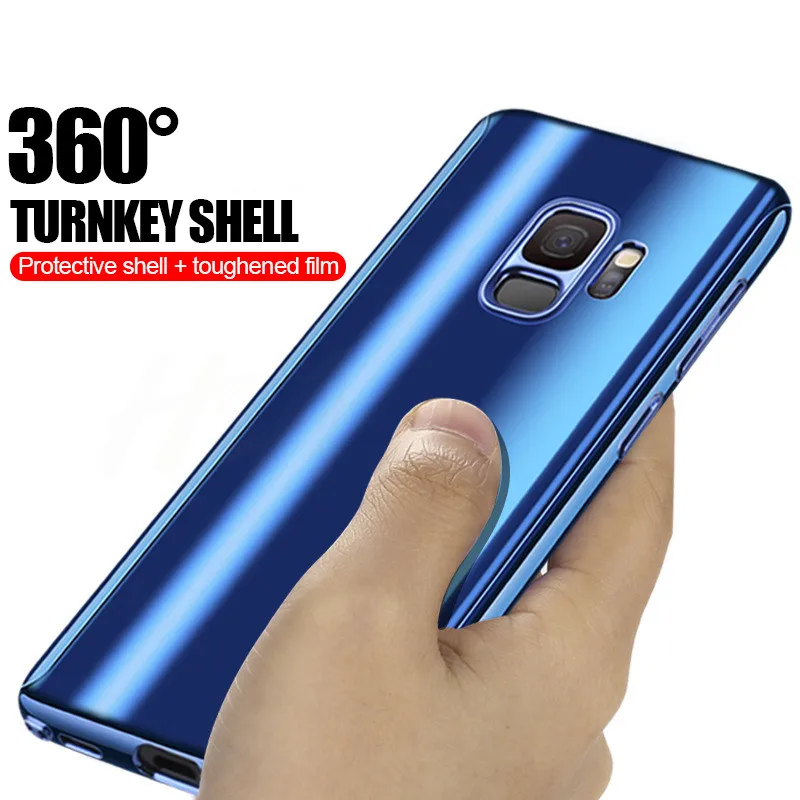 360 Degree Plating Mirror Case For Samsung S8 S9 S10 Plus Full Cover Protective For Samsung 2