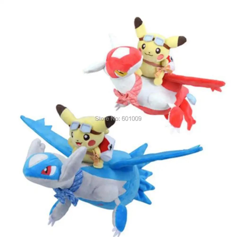 5 ロットナキウサギ乗馬ラティアスラティオス28センチメートルぬいぐるみ人形 Null Aliexpress