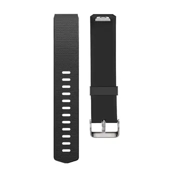 

For Fitbit Charge2 Strap Small Square Silicone Replacement Wristband Smart Bracelet Replacement Strap