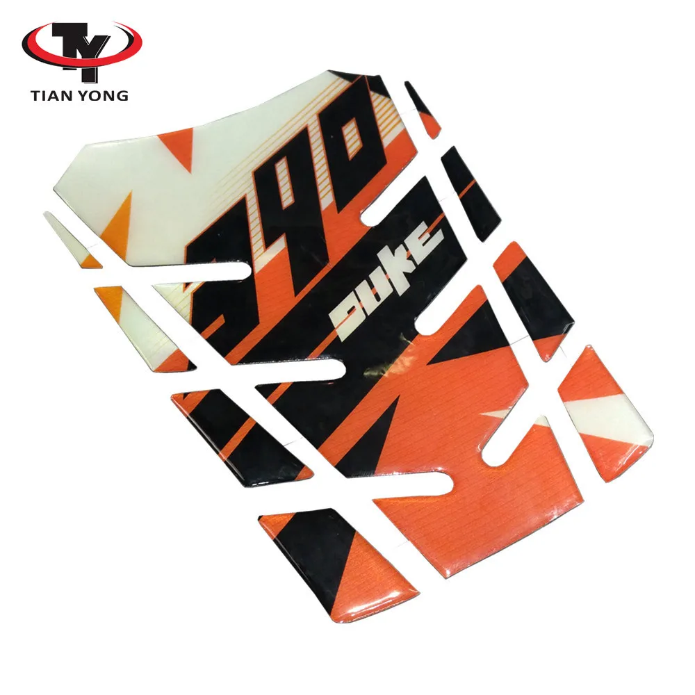 3D Светоотражающая наклейка эмблема защита Танк Pad Cas Крышка для KTM DUKE390 DUKE RC390 Высокое качество протектор Наклейка - Цвет: style 2
