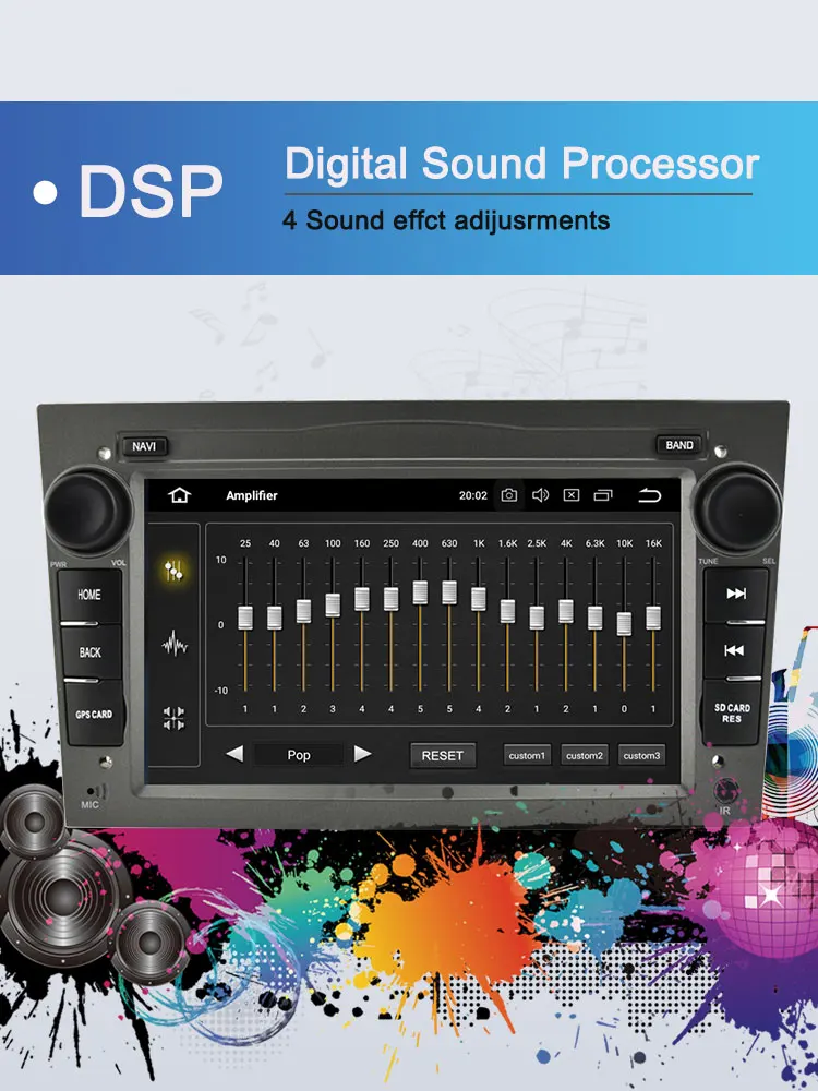 Sale Bonroad 2 DIN 7" Android 9.0 Car GPS Navigation Multimedia Player For Opel Astra Vectra Antara Zafira Corsa Video Audio Player 3