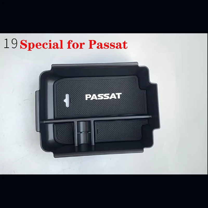 Применяется только для Volkswagen 11-19 Passat центральный подлокотник ящик для хранения Passat внутренний контроль коробка для хранения - Название цвета: 1
