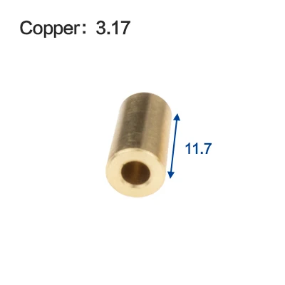 copper 3.17mm Микро 0,3-4 мм Jt0 сверлильные патроны с коническим креплением JTO шатун 2,3 мм/3,17 мм/4 мм/5 мм/6 мм/8 мм Муфта вала - Цвет: copper 3.17mm