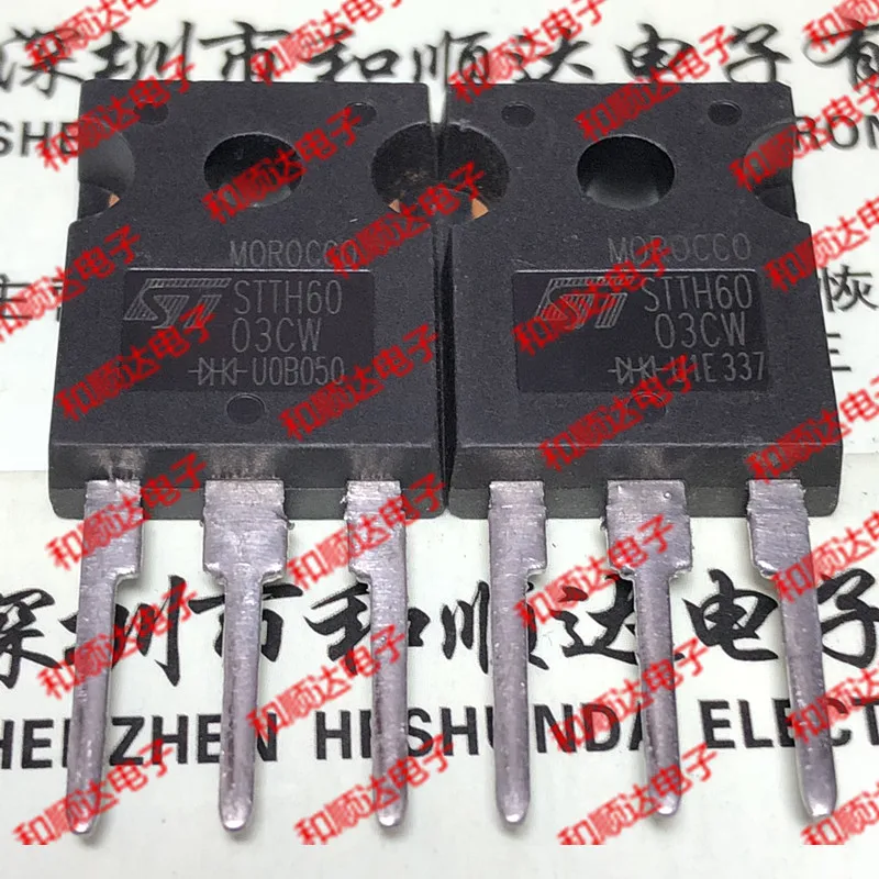 10 шт./лот STTH6003CW новые имеющиеся в 247 300V 60A