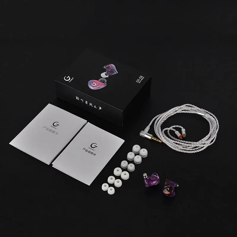 Guderay-Hybrid-Earphone-1BA-1DD-Earbuds-0-78mm-2pin-Powerful-Stereo-Headset-Custom-Made-Hi-Res