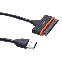ל sata כבל USB 3.0 ל SATA, USB 3.0 כדי 2.5 אינץ SATA III כונן קשיח כבל מתאם עם UASP תואם עבור 45 ס"מ 2.5 אינץ HDD ו SSD (4)