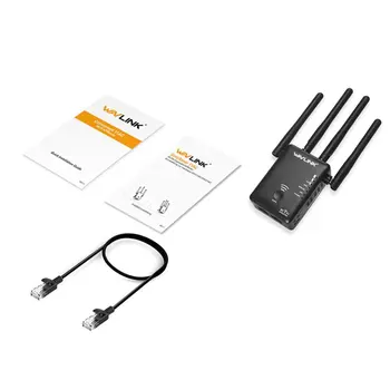 

WavlinkWL-WN575A3 1200Mbps Wifi Router 2.4GHz 5GHz Dual Band Repeater with 4 Aerials AC1200 High Power Wifi Signal Amplifier