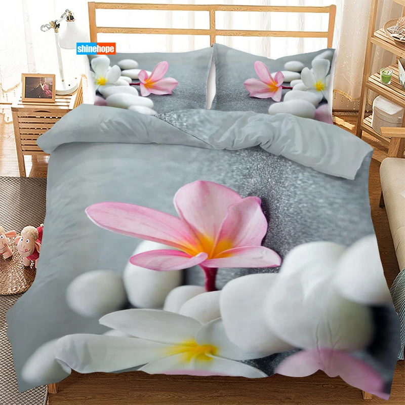 3 Pcs Luxury Duvet Cover Set Fashion Cobblestone Bedding Sets Comforter Duvet Cover Pillowcase Home Textiles
