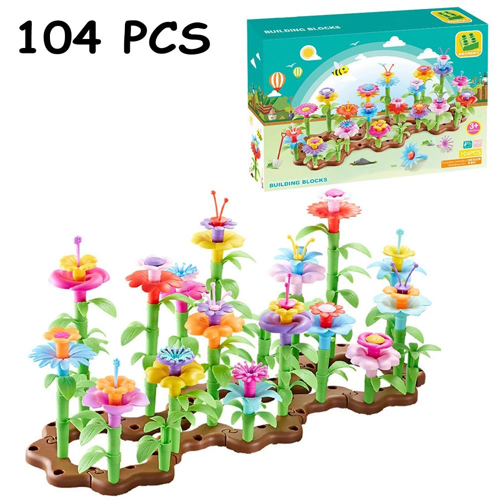 flower building toy set