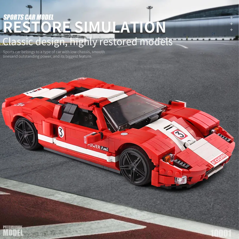 Ешина 10001 Tehnic автомобиля игрушки совместимая MOC 20825 красный Phanton Броды для