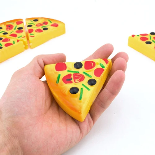 Новые Горячие 6 шт. детская футболка пиццы начинки вид ужин Кухня играть Еда игрушки для детей, подарок