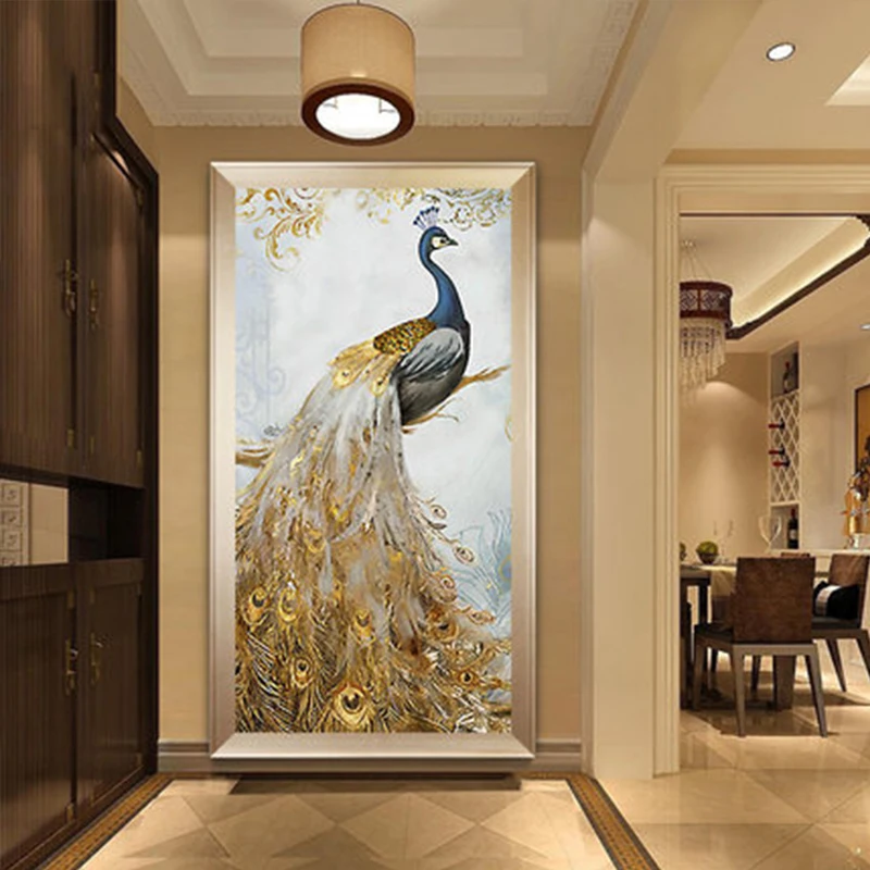 

Peacock Diamond Painting Diamond Mosaic Animal Rhinestone 5D Embroidery Cross Stitch Kit Picture Handmade Home Decor Gift