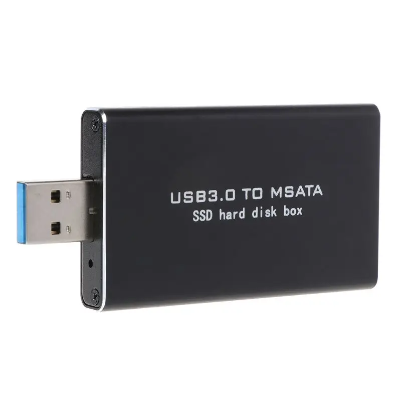 USB 3,0 для mSATA SSD жесткий диск конвертер адаптер корпус Внешний чехол коробка ASM1153E