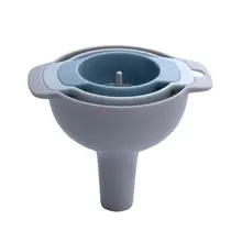 2 Color New Kitchen Home 4 in 1 Multi-function Funnel Set Tool Kitchen Supplies