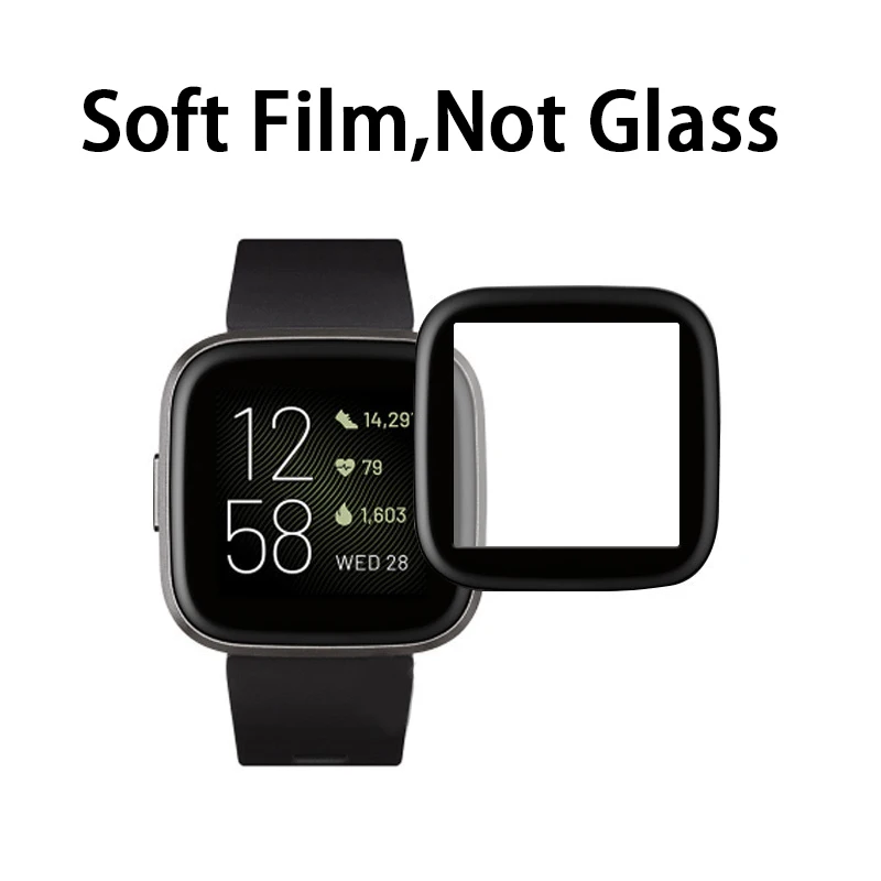 Полное покрытие экрана протектор для Fitbit Versa 2 Smartwatch мягкая защитная пленка подходит для bit Versa, ремешок Versa2 браслет аксессуары