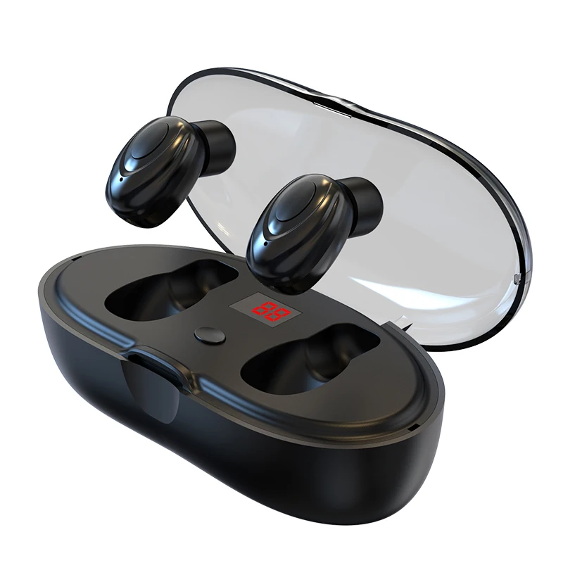 W23 Tws Hifi 5 0 Bluetooth Earphones LED Battery Display Smart Touch Earbuds IPX5 Waterproof Sport Headset with Charging Box