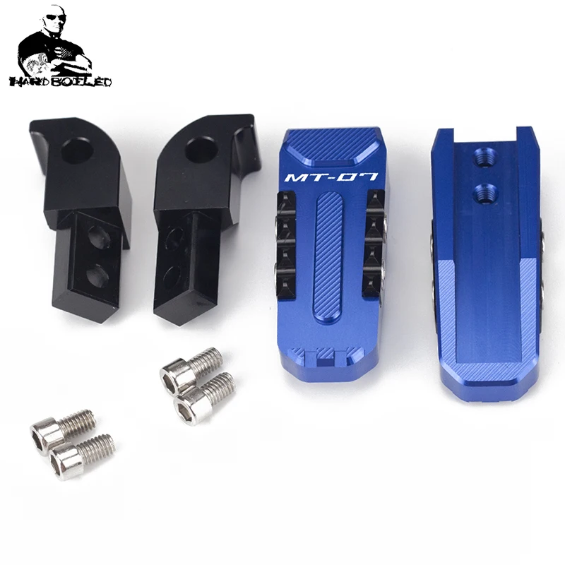Пара MT 07 Задние подножки педали мотоцикла пассажирские Аксессуары для ног Yamaha MT07