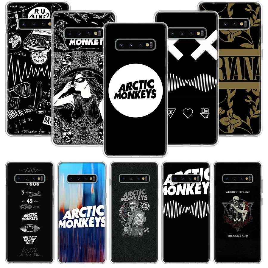 ARCTIC MONKEYS Rock Roll Phone Case For Samsung Galaxy S20 FE S10 Lite S21 Ultra S10E S9 S8 Plus J4 J6 J8 + Soft Coque Cover | Мобильные