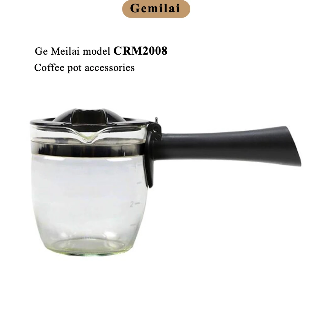 Spare Part Glass Pot Handle Portafilte for Gemilai CRM2008/2001/2002 Coffee Maker Accessorry Household Machine coffee maker