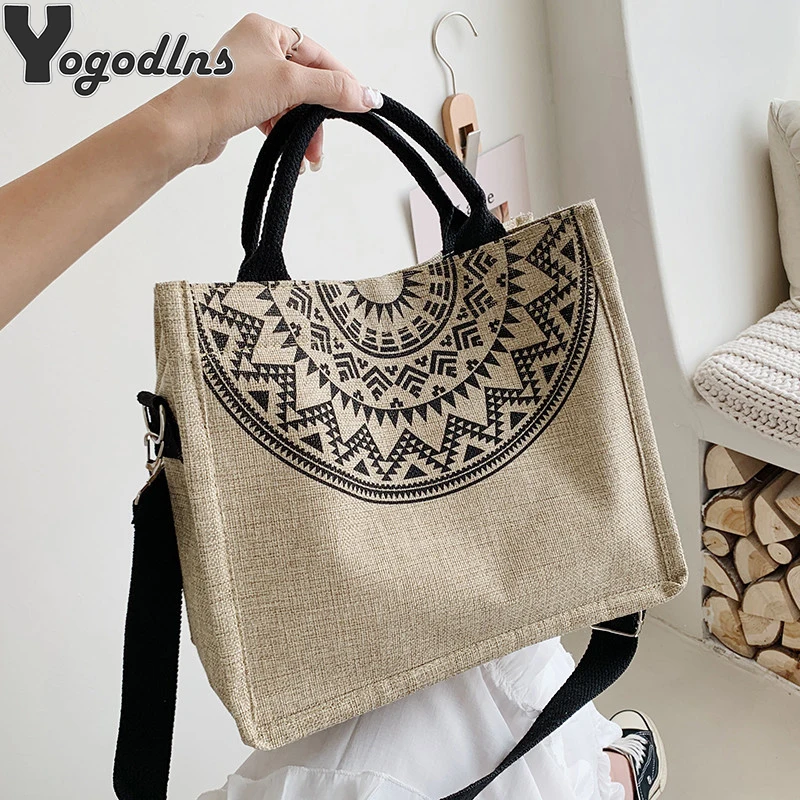 Bag For Women Designer Fashion Tassel Canvas Shoulder Bag 2022 Large  Capacity Beach Tote Bag Ladies High Quality Brand Bag bolso - AliExpress