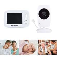 Oeak радионяня беспроводной звонок видео няня 3,2 дюймов TFT lcd детская ИК ночного видения 2way Talk датчик температуры колыбельные