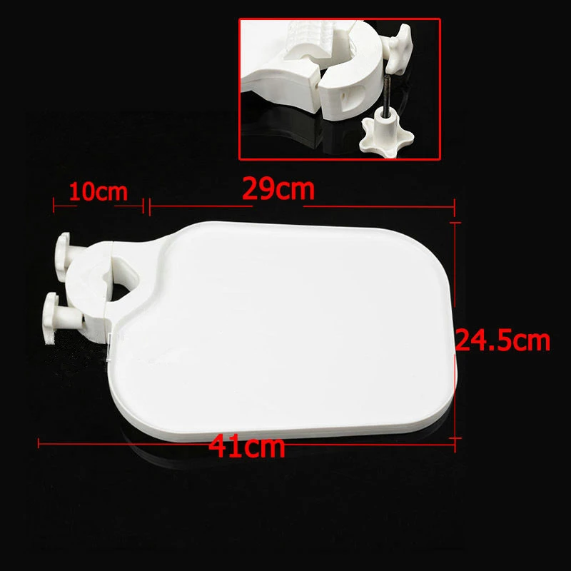  1Pc Dental Plastic Post Mounted Shelf Tray Table Dentistry Chair Accessories for Dental Chair unit