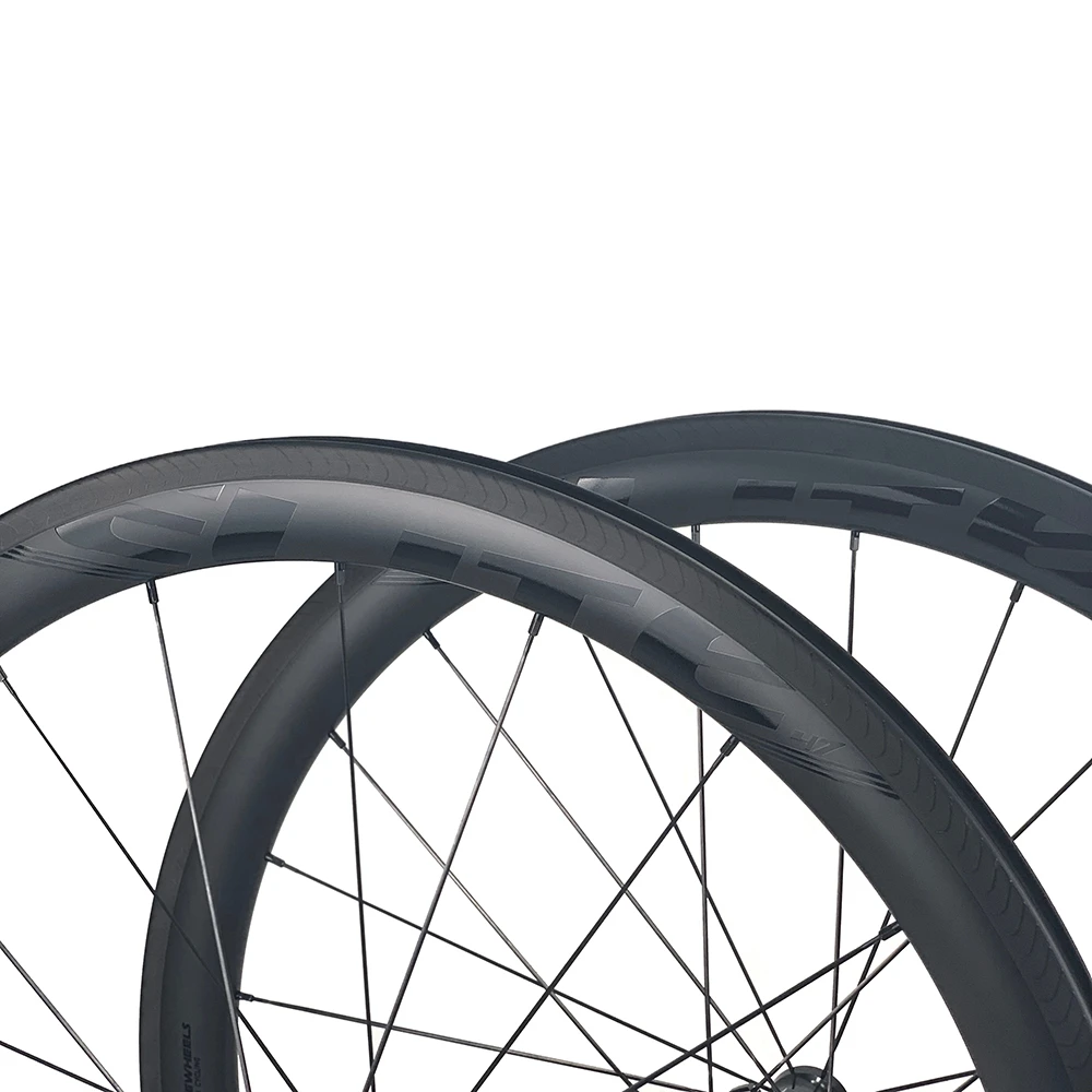 Комплект колес из углеродного волокна ELITEWHEELS 47*27 мм шире обода более
