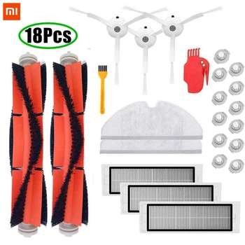 

18PCS/lot Xiaomi Roborock Vacuum Cleaner Parts Replacement for Mi Robot Roborock S50 S51 Roborock 2 Vacuum Cleaner Accessory Kit