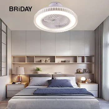 

50cm smart modern led ceiling fan lamps with lights app bluetooth remote control ventilator lamp Silent Motor bedroom decor