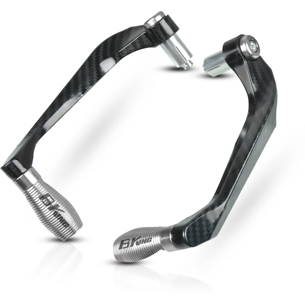 Серебристый Аксессуары для мотоциклов CNC алюминиевые ручки для руля защита Тормозная система сцепления защита для SUZUKI BKING B-KING B KING - Цвет: Серебристый