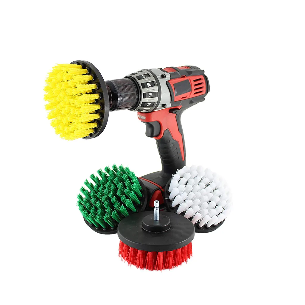 Чистящая щетка 4 шт. Затирка power Scrubber Чистящая Щетка Очиститель комбинированный набор инструментов для очистки дивана и автомобиля щетка для чистки посуды щетки