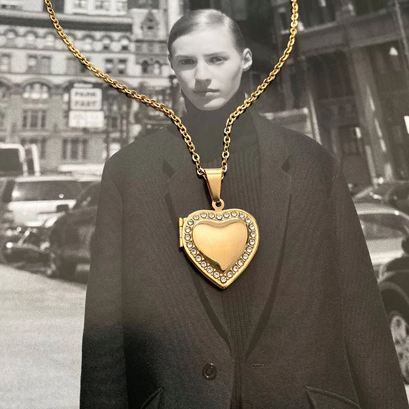 Buy Sale Long Antique Heart Locket Necklace. Locket Pendant Vintage Charm.  Valentine Gift. Gifts Under 20. Online in India - Etsy