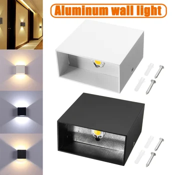 

6W LED Wall Lamp Light Modern Aluminum Alloy for Living Room Bedroom Kitchen QJS Shop