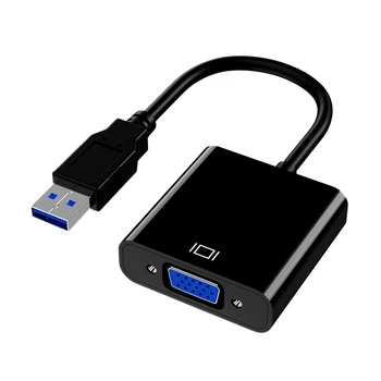 

USB 3.0 to VGA Adapter External Video Card Multi Display Converter for Win 7/8/10 Desktop Laptop PC Monitor Projector