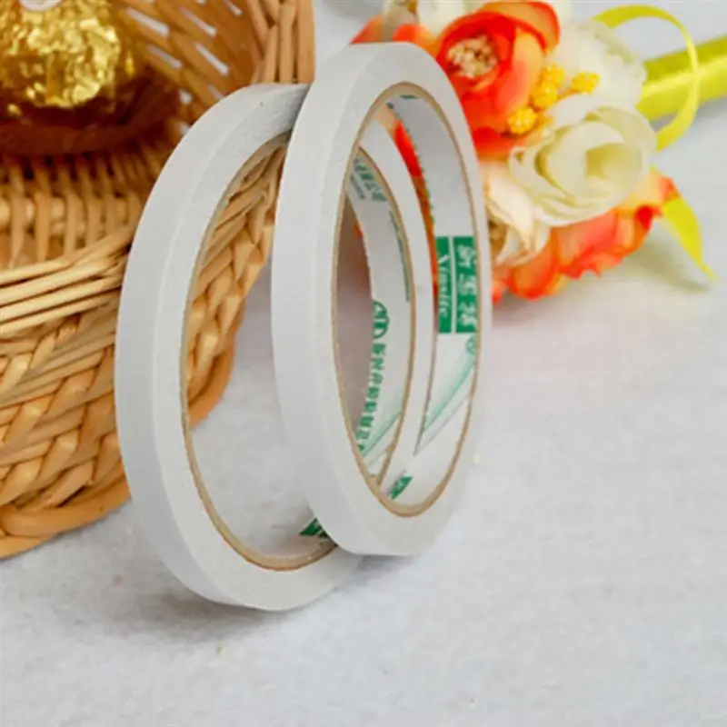 10 Rolls Double-Sided Adhesive Tape - 1.2x800cm Craft Tape For Scrapbooking, Cards & DIY Projects