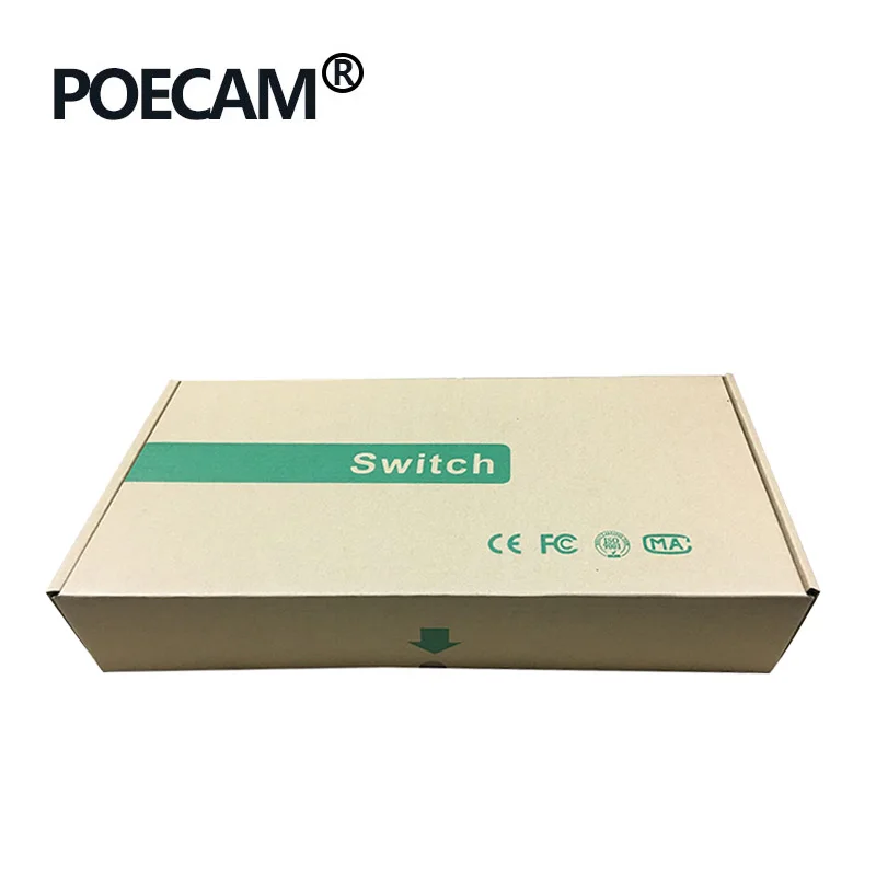Контактный разъем питания IEEE802.3af/at активный коммутатор poe 24 порта 1U 1" для монтажа в стойку сети питания poe 400 Вт с 2 гигабитными sfp/rj45
