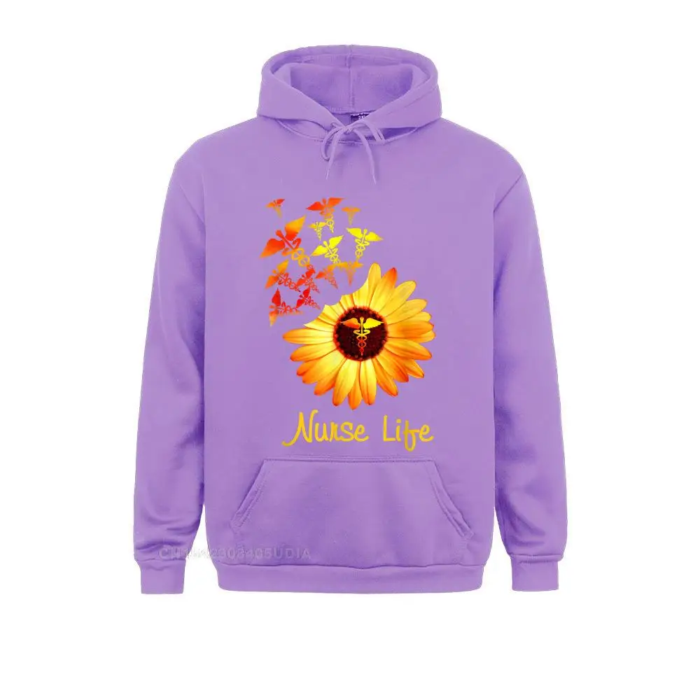 Nurse Life Sunflower Tshirt Cute Nurse Gifts__B7900 Women Sweatshirts Normal Long Sleeve Hoodies Classic Fashionable Hoods Nurse Life Sunflower Tshirt Cute Nurse Gifts__B7900purple
