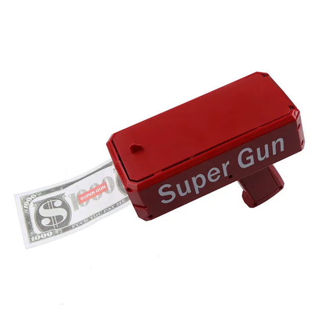 Rain Money Gun Toy Pistol Party Fashion Red Name 1pcs Cash Cannon Funny Make It Christmas Gift 2