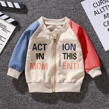 

Boys spring and autumn jackets new male baby children's women's jackets small children's spring and autumn clothing tops