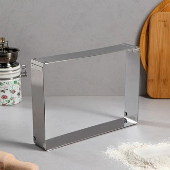 

Extendable baking dish "Rectangular", 18x32 - 26x50 x 5 cm 4693427