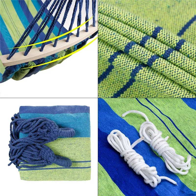 Outdoor Double Canvas Hammock Portable Travel Survival Hunting Camping Hanging Chair Swing Tent Dropshipping|Гамаки| |