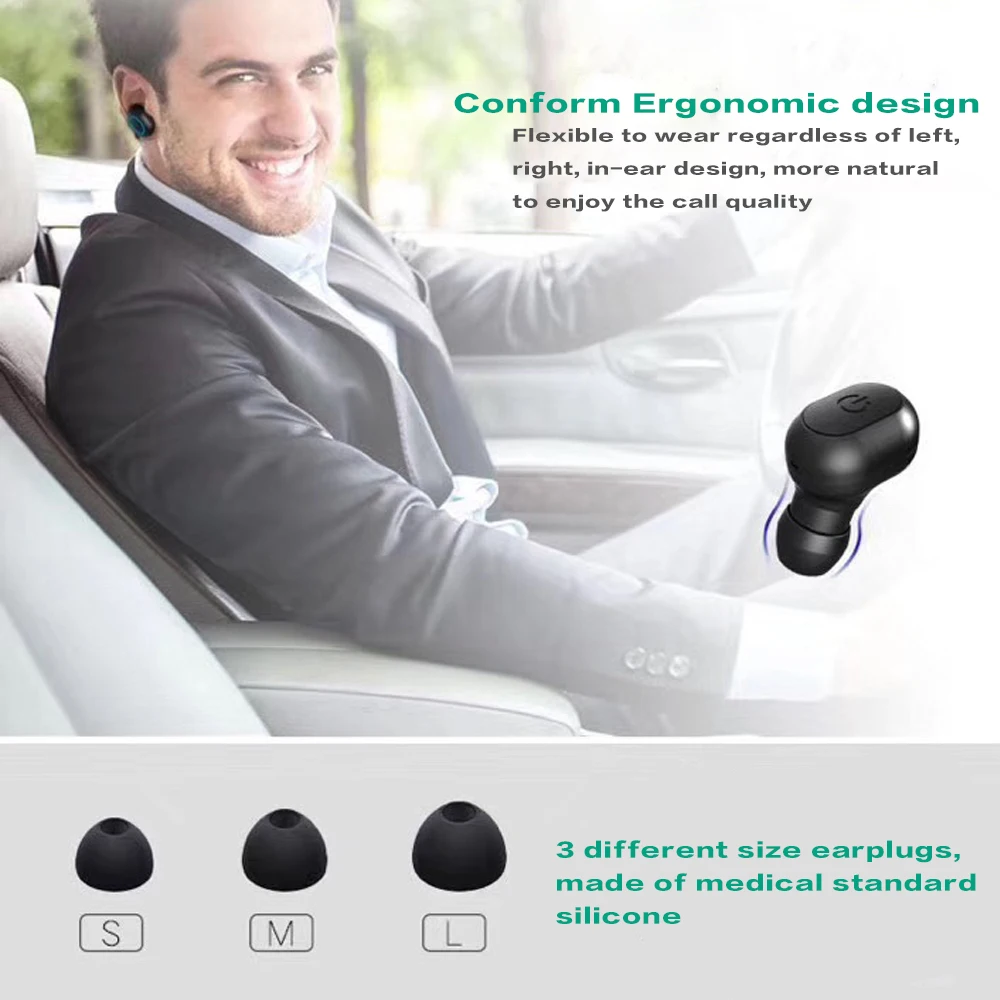 Солнечная Bluetooth Автомобильная гарнитура с панелью Магнитная Зарядка для гарнитуры дома на открытом воздухе с более мягким и податливым для всех ушей
